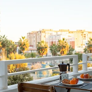 Apartamento Torre Cervantes, Moderno, Luminoso, A 5 Min De La Playa, Almería